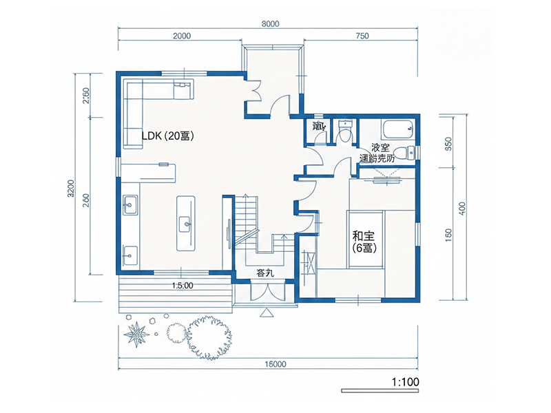 手書きスケッチ